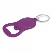 Chevron Bottle Opener Key Ring