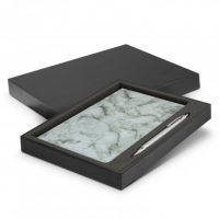 Marble Notebook and Pen Gift Set