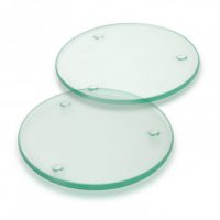 Venice Glass Coaster Set of 2 – Round