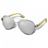 Aviator Mirror Lens Sunglasses – Bamboo